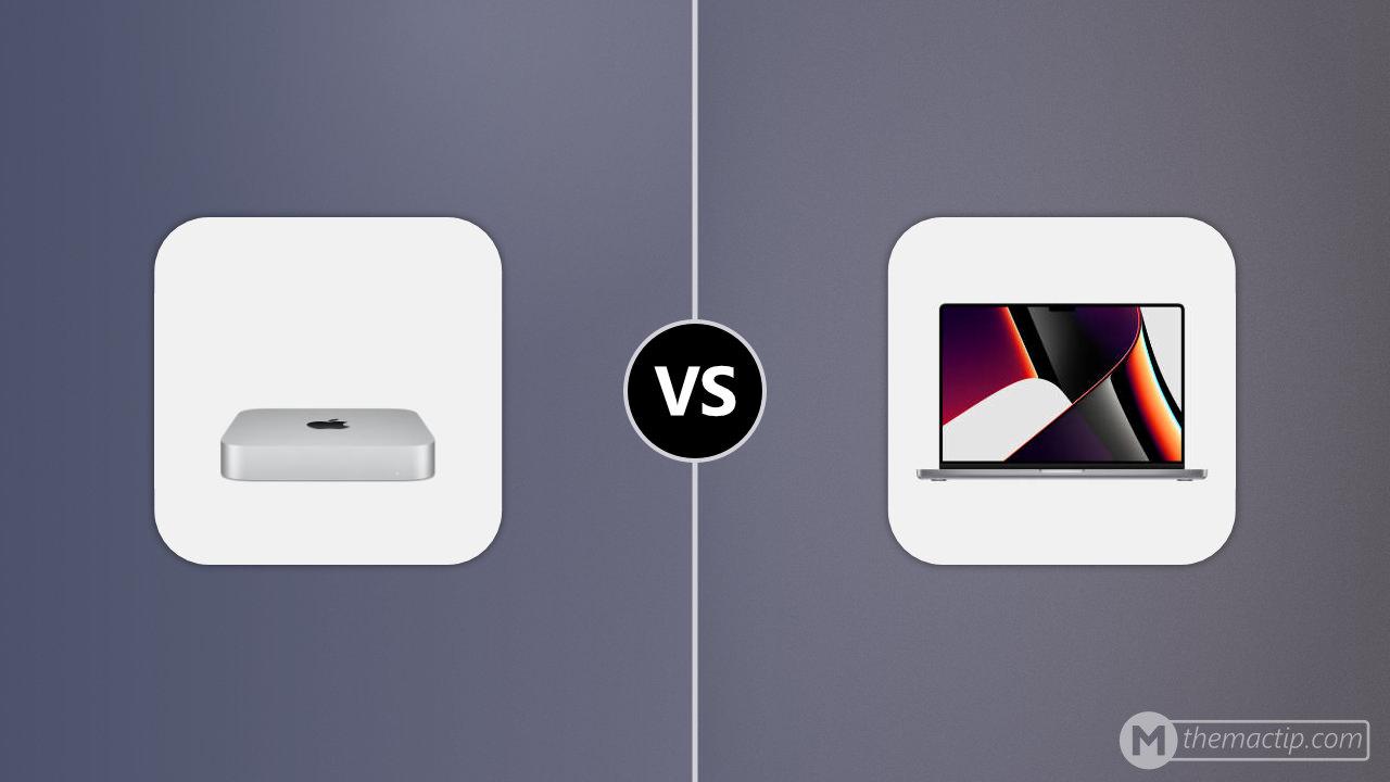 Apple Mac mini (M1, 2020) vs. MacBook Pro 16” (2021)