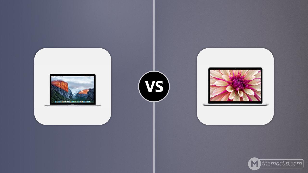 MacBook 12” 2015 vs. MacBook Pro 15” Retina (2015)