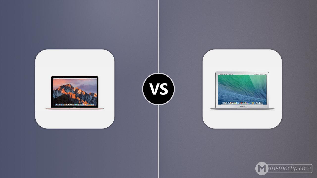 MacBook 12” 2016 vs. MacBook Air 13” 2013