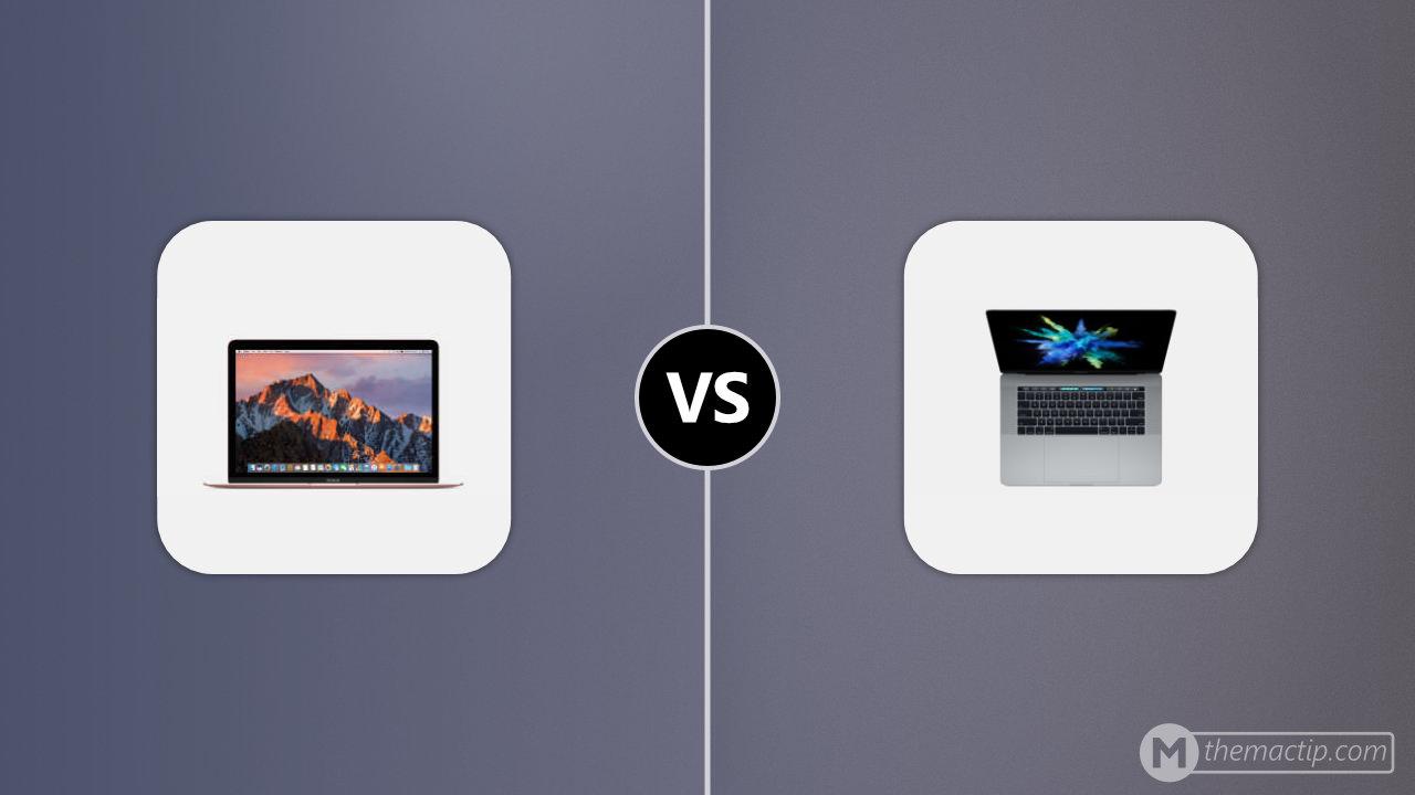 MacBook 12” 2016 vs. MacBook Pro 15” (2016)