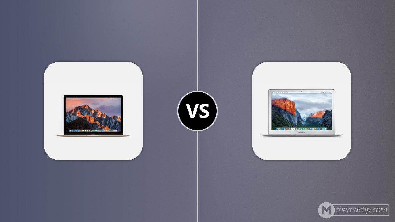 MacBook 12” 2017 vs. MacBook Air 13” 2015