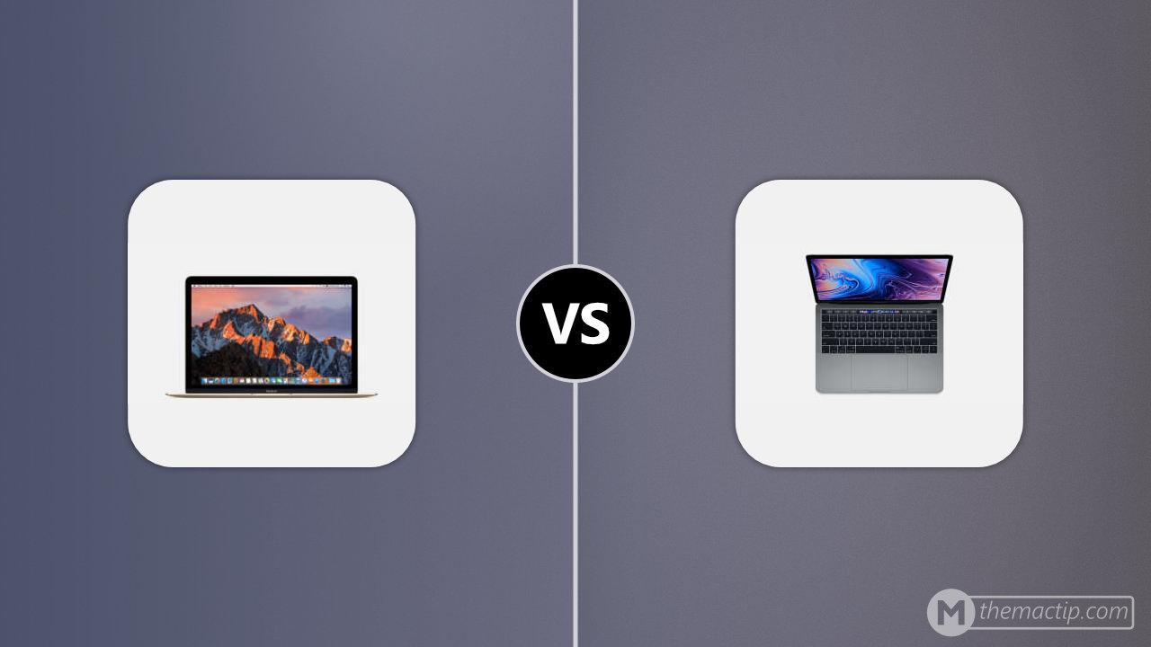 MacBook 12” 2017 vs. 2018 MacBook Pro 13 (4TB3)