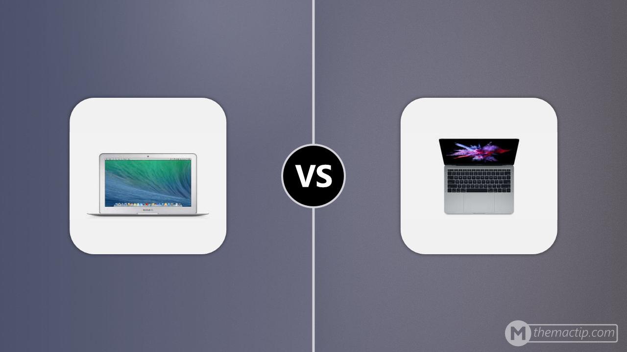 MacBook Air 11” 2013 vs. 2017 MacBook Pro 13 (2TB3)