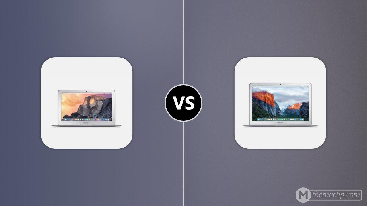 MacBook Air 11” 2014 vs. MacBook Air 13” 2015