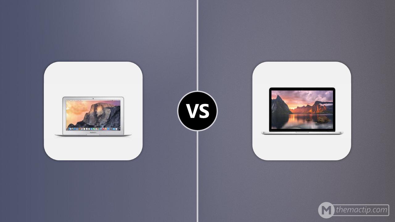 MacBook Air 11” 2014 vs. MacBook Pro 13” Retina (2015)
