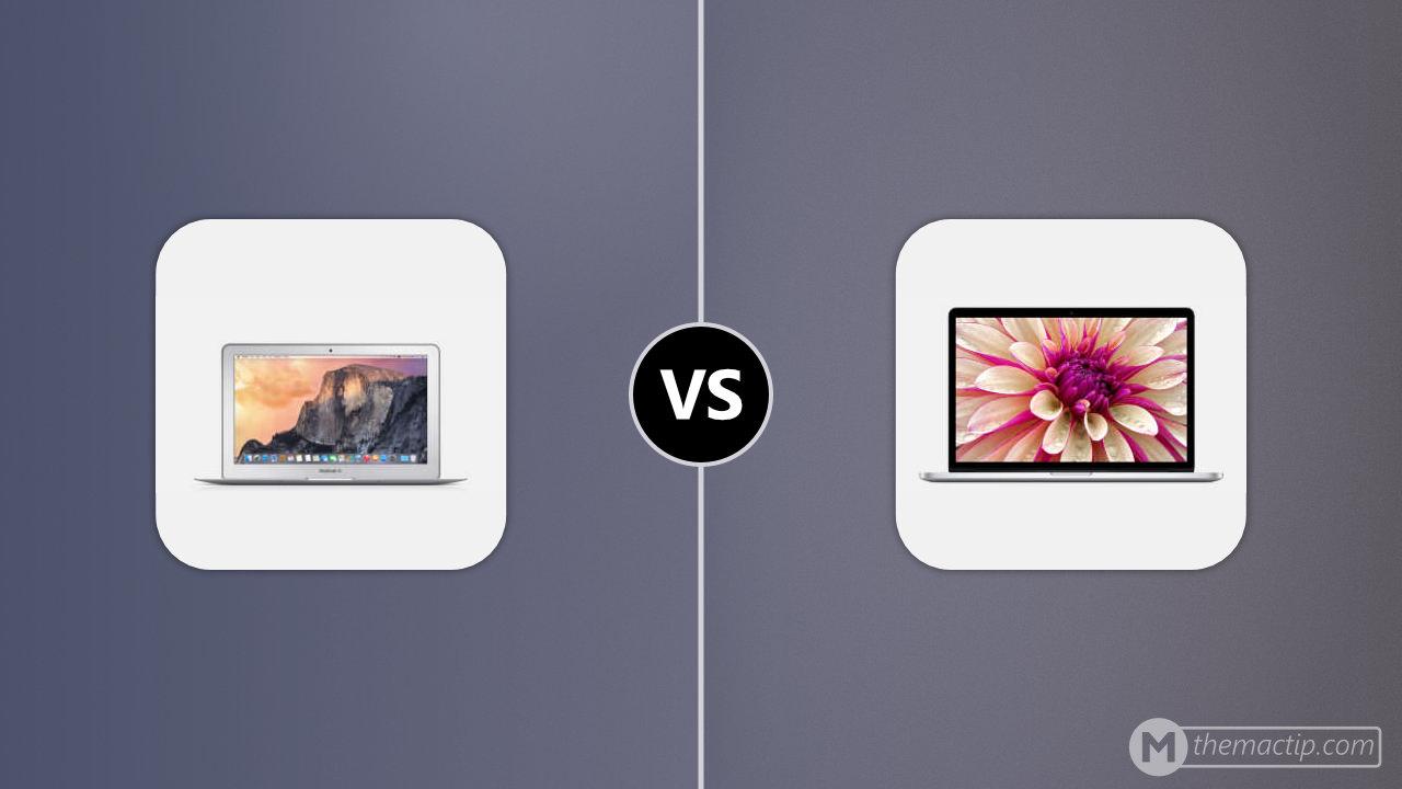 MacBook Air 11” 2014 vs. MacBook Pro 15” Retina (2015)
