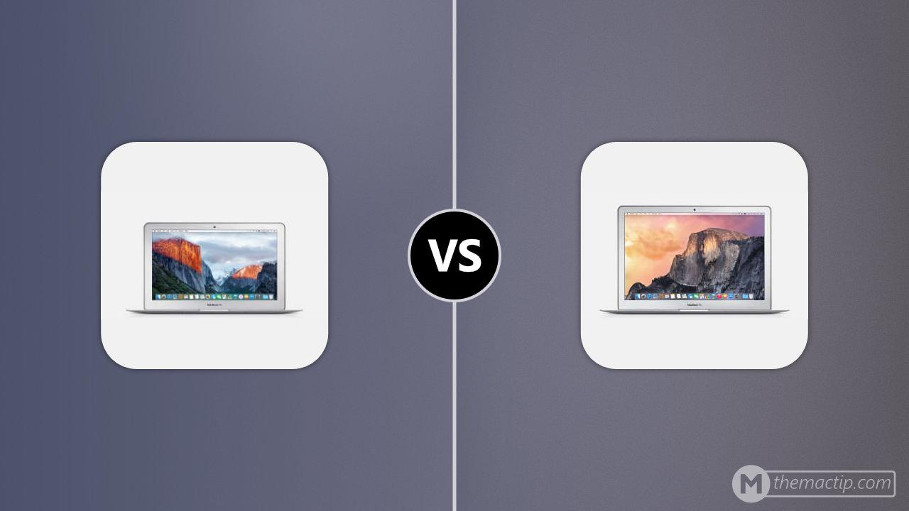 MacBook Air 11” 2015 vs. MacBook Air 13” 2014