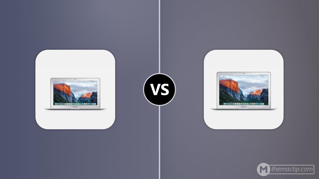 MacBook Air 11” 2015 vs. MacBook Air 13” 2015