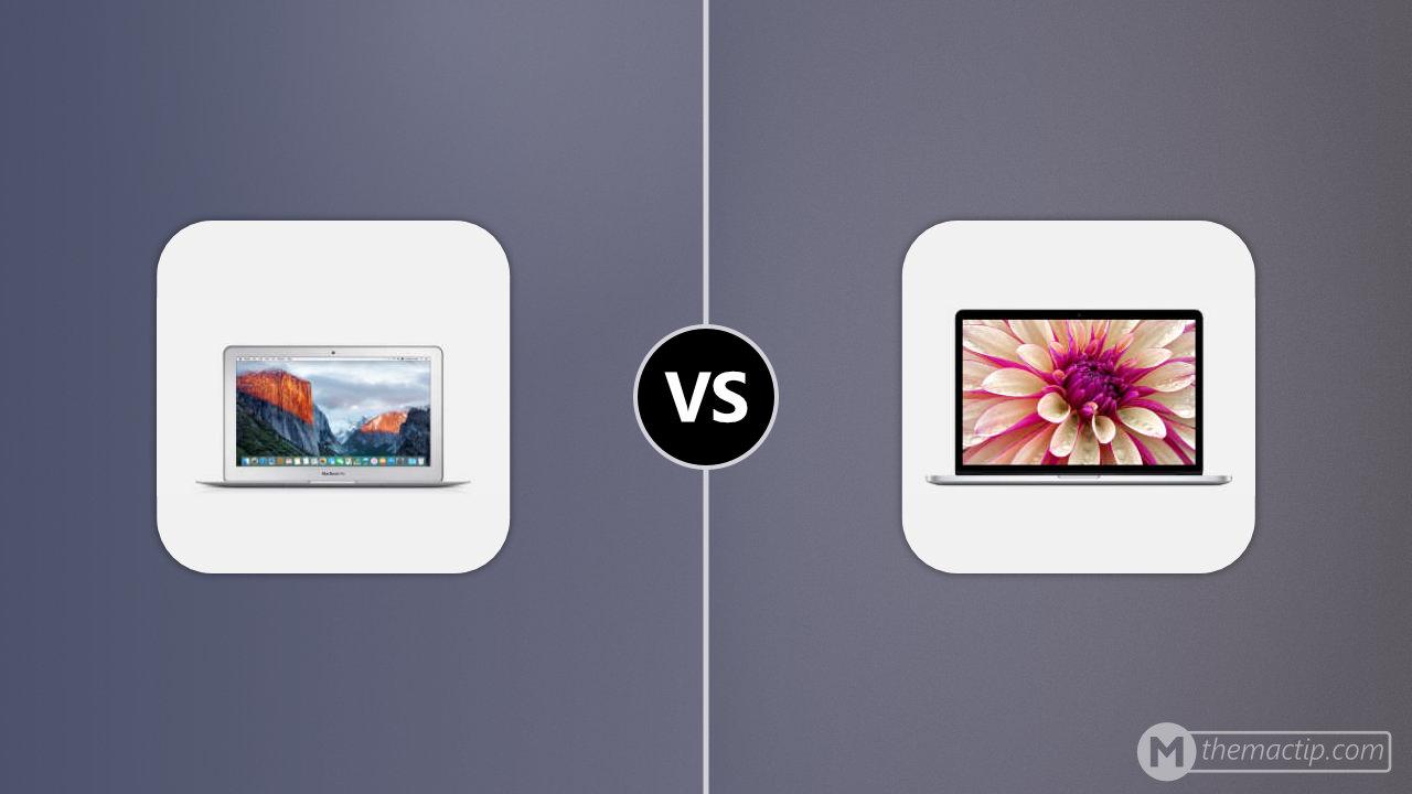 MacBook Air 11” 2015 vs. MacBook Pro 15” Retina (2015)
