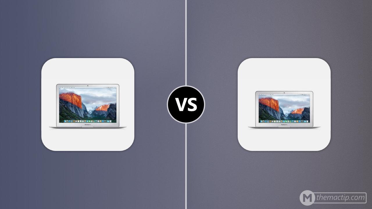 MacBook Air 13” 2015 vs. MacBook Air 11” 2015