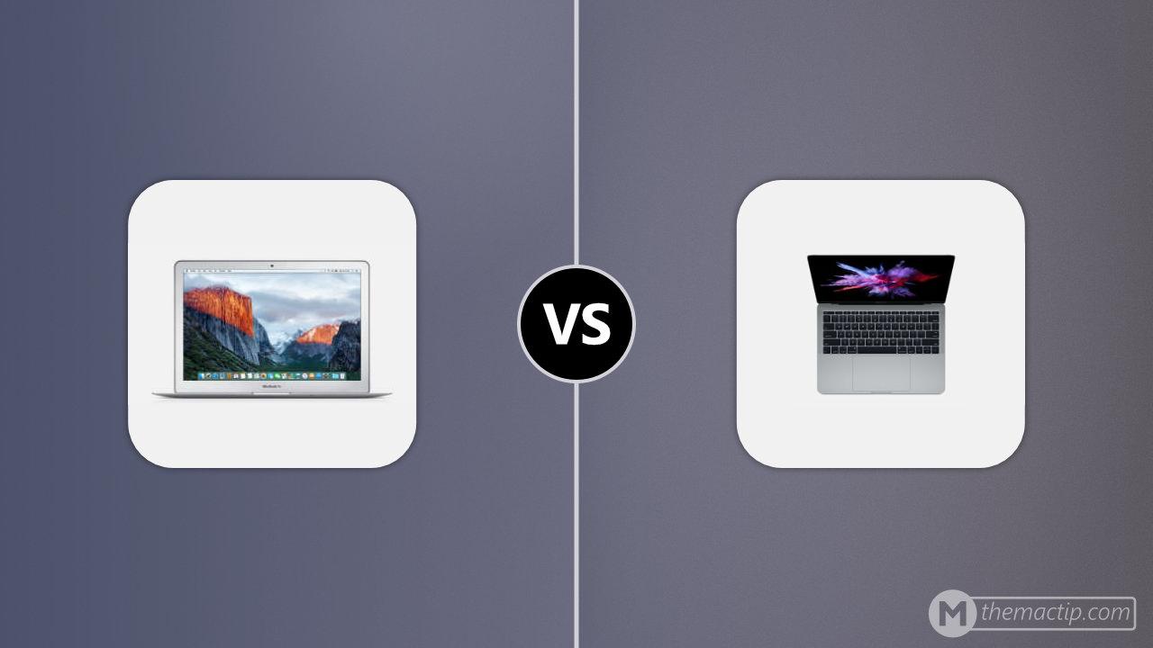 MacBook Air 13” 2015 vs. 2016 MacBook Pro 13 (2TB3)