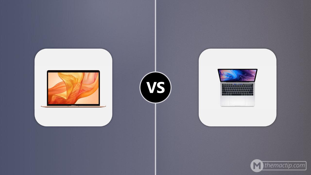 MacBook Air 13” 2018 vs. 2019 MacBook Pro 13 (4TB3)