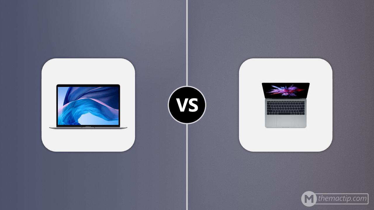 MacBook Air 13” 2019 vs. 2017 MacBook Pro 13 (2TB3)