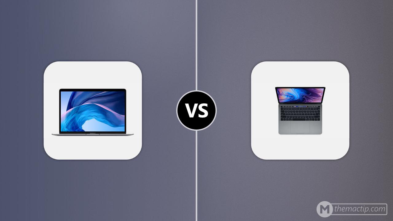 MacBook Air 13” 2019 vs. 2018 MacBook Pro 13 (4TB3)