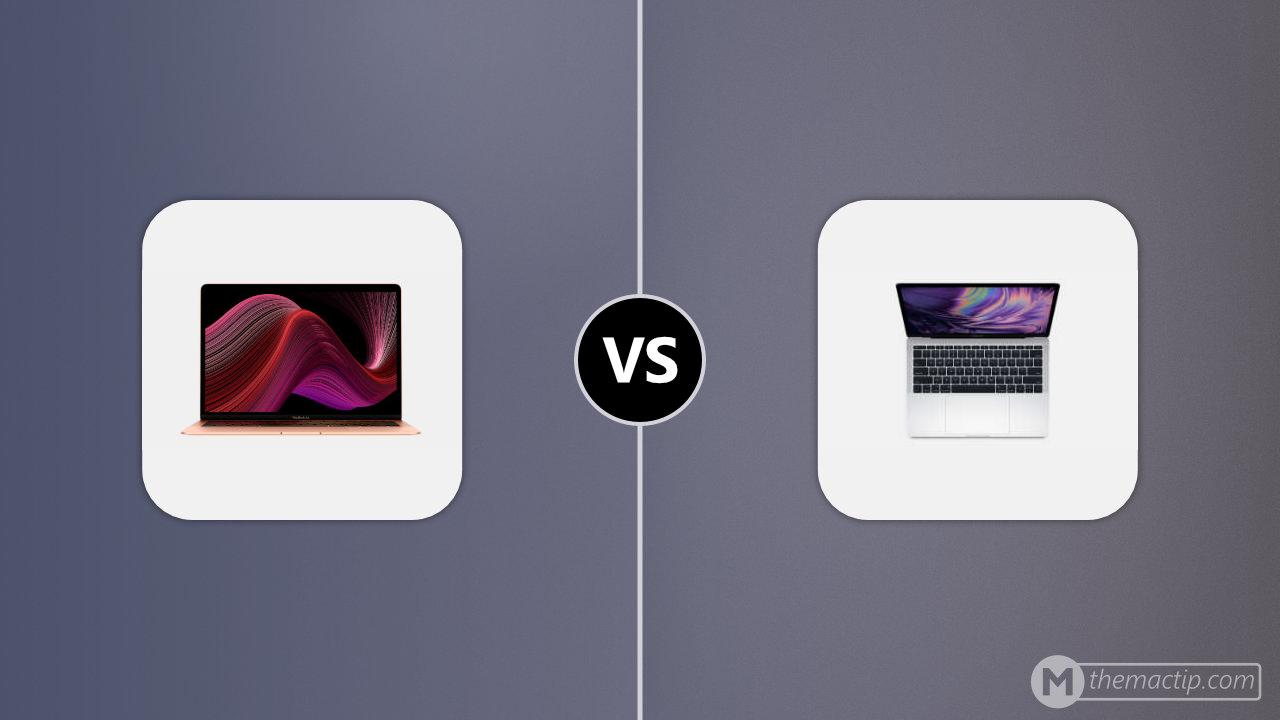 MacBook Air (Intel, 2020) vs. MacBook Pro 13” (2019, 2 Thunderbolt 3)