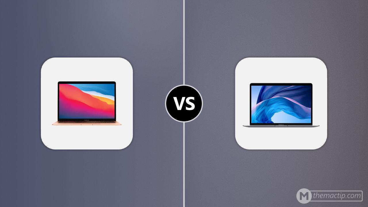 MacBook Air (M1, 2020) vs. MacBook Air 13” 2019