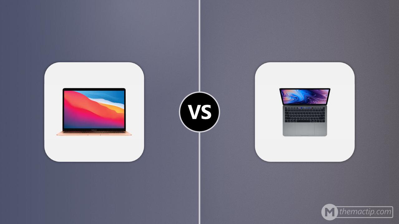 M1 MacBook Air vs. 2018 MacBook Pro 13 (4TB3)
