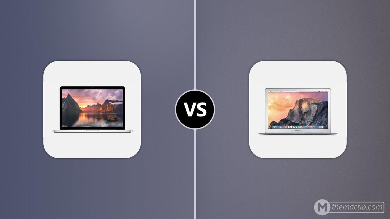 MacBook Pro 13” Retina (2015) vs. MacBook Air 13” 2014