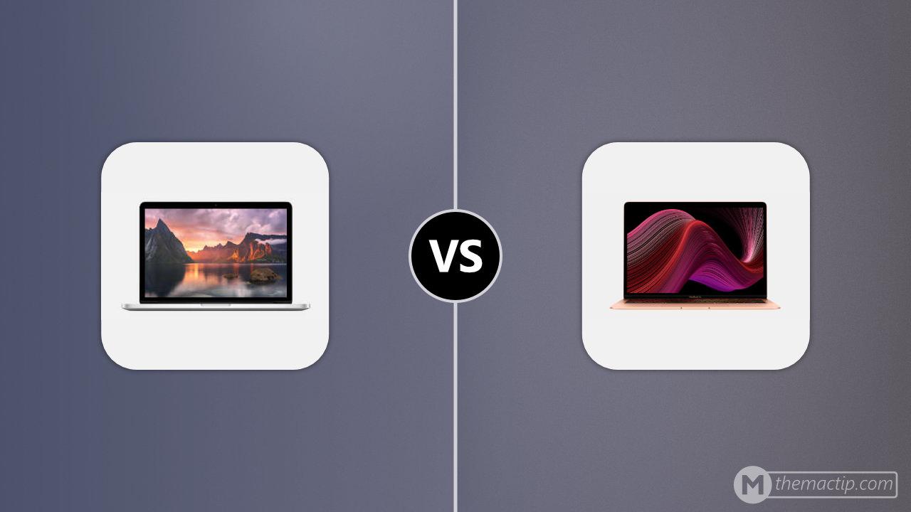 MacBook Pro 13” Retina (2015) vs. MacBook Air (Intel, 2020)