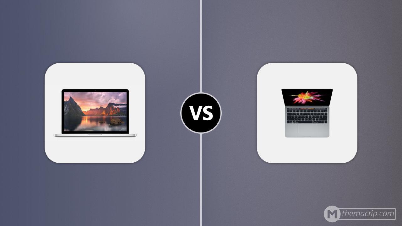 2015 MacBook Pro 13 Retina vs. 2016 MacBook Pro 13 (4TB3)