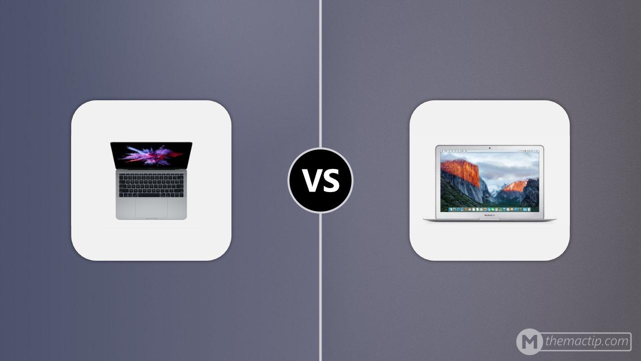 MacBook Pro 13” (2016, 2 Thunderbolt 3) vs. MacBook Air 13” 2015