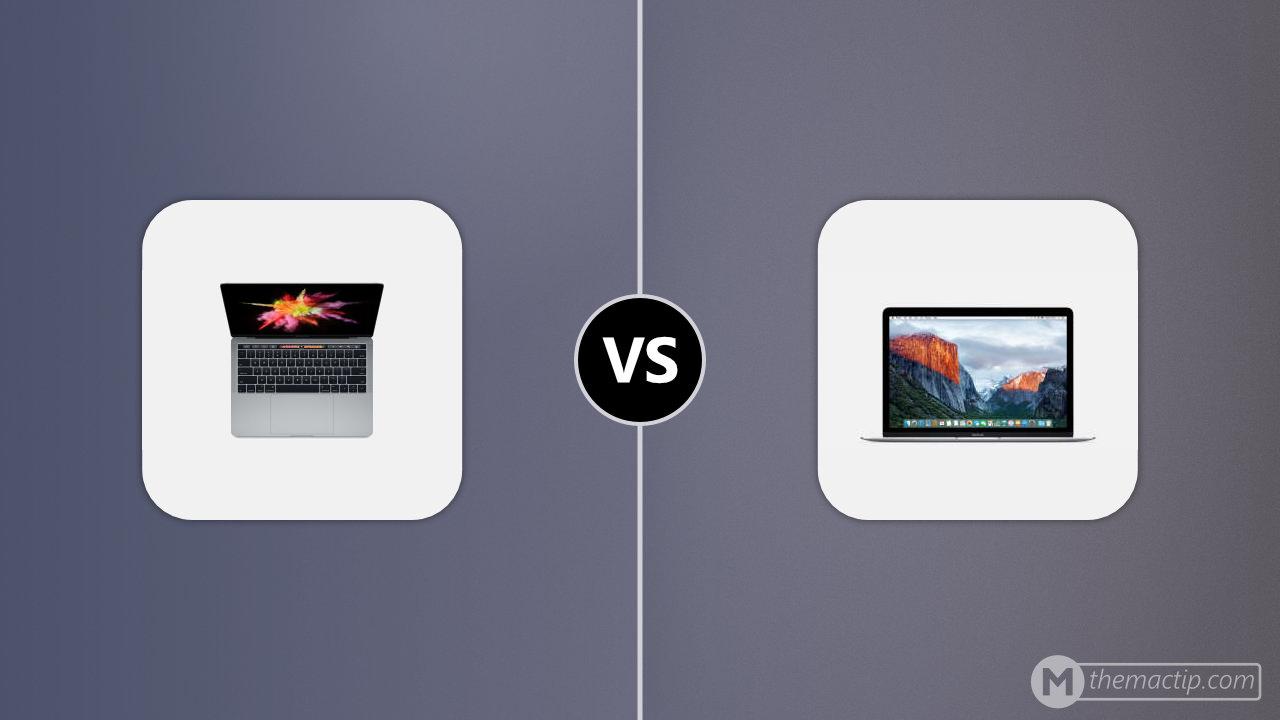 2016 MacBook Pro 13 (4TB3) vs. MacBook 12” 2015