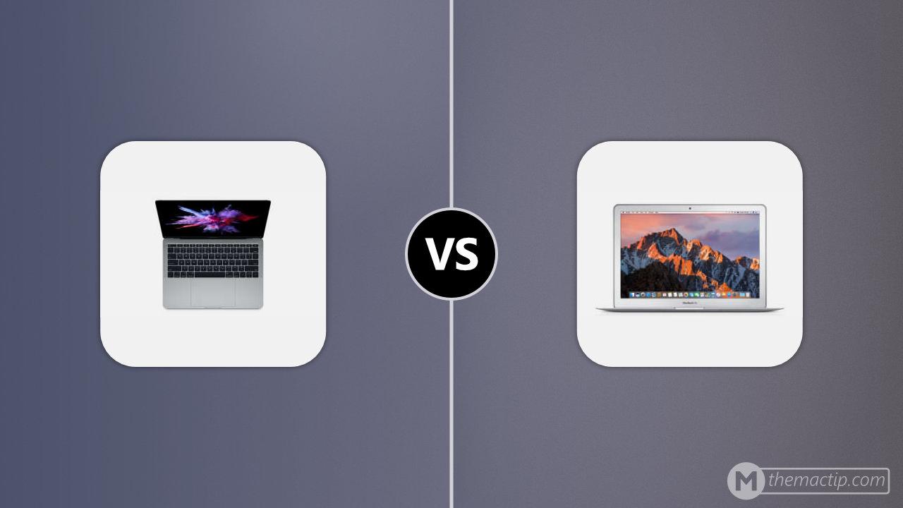 2017 MacBook Pro 13 (2TB3) vs. MacBook Air 13” 2017