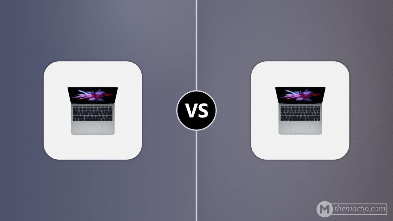 2017 MacBook Pro 13 (2TB3) vs. 2016 MacBook Pro 13 (2TB3)
