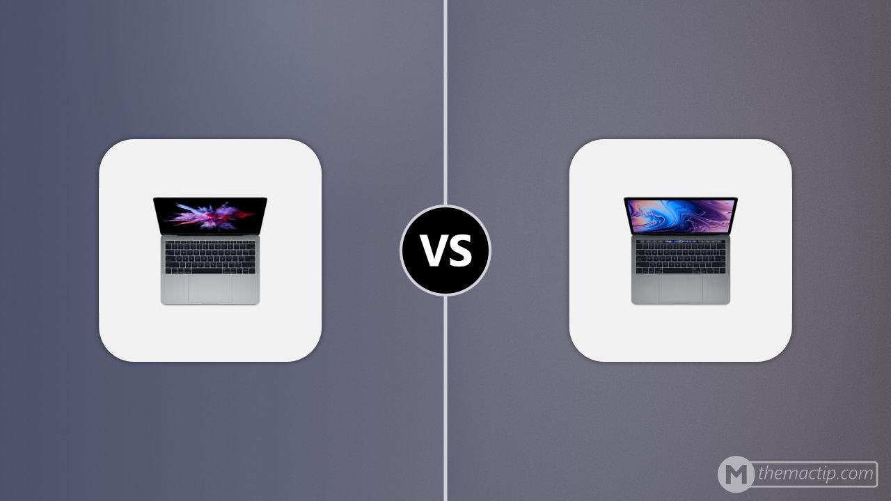 2017 MacBook Pro 13 (2TB3) vs. 2018 MacBook Pro 13 (4TB3)