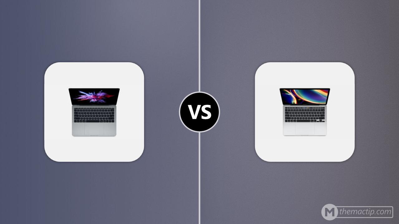 2017 MacBook Pro 13 (2TB3) vs. 2020 MacBook Pro 13 (2TB3)