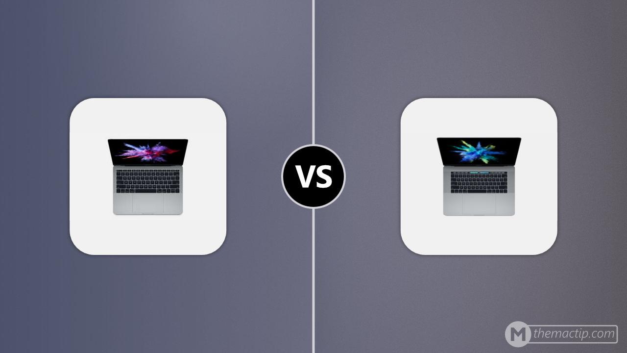2017 MacBook Pro 13 (2TB3) vs. MacBook Pro 15” (2016)