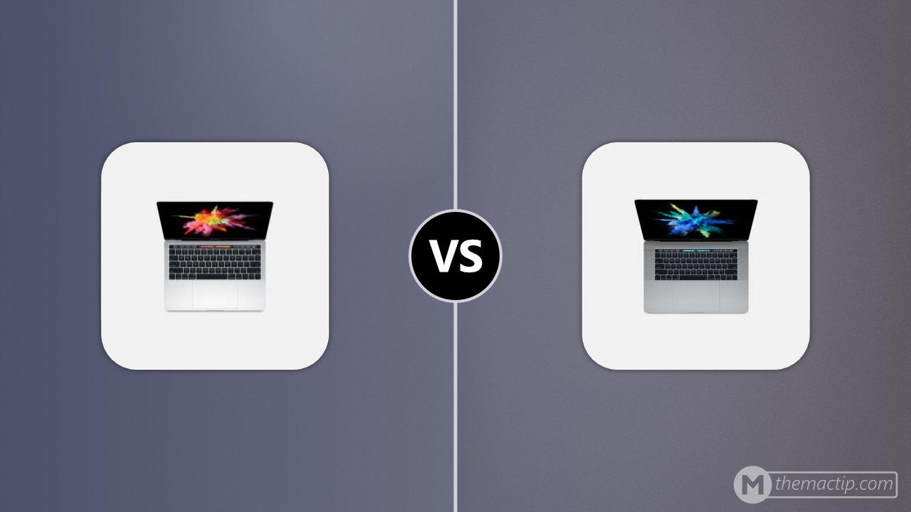 2017 MacBook Pro 13 (4TB3) vs. MacBook Pro 15” (2017)