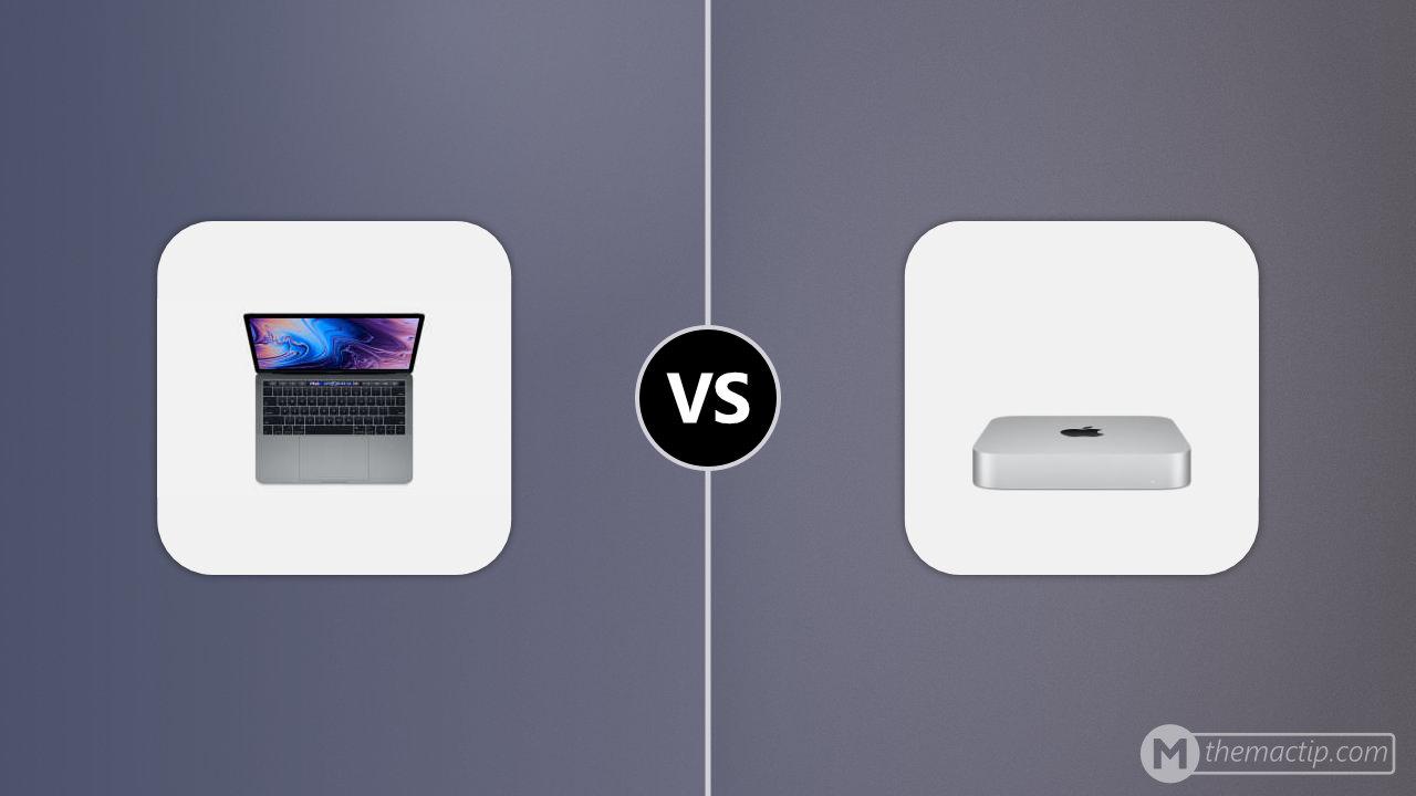 2018 MacBook Pro 13 (4TB3) vs. M1 Mac mini