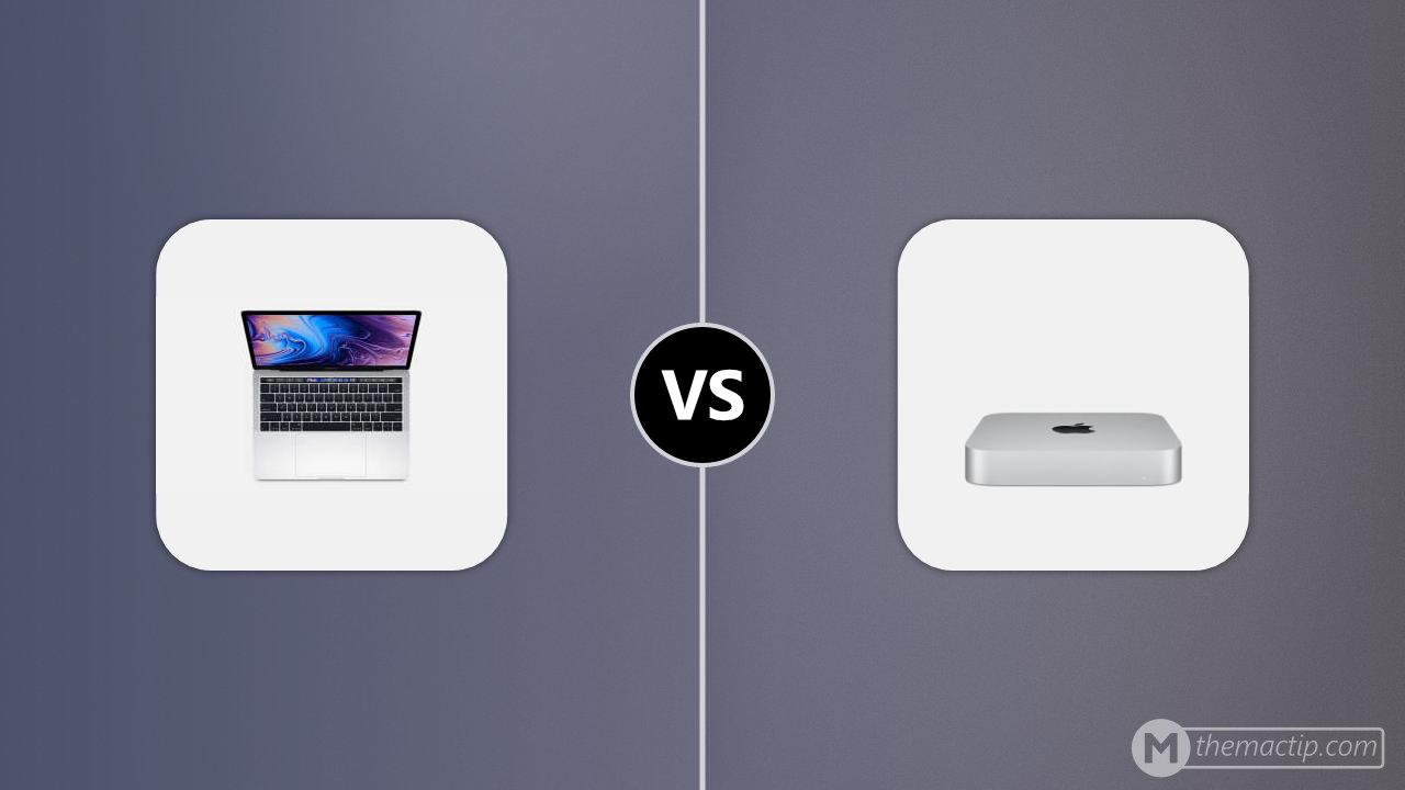 2019 MacBook Pro 13 (4TB3) vs. M1 Mac mini