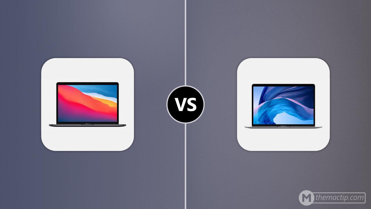 M1 MacBook Pro 13” vs. MacBook Air 13” 2019