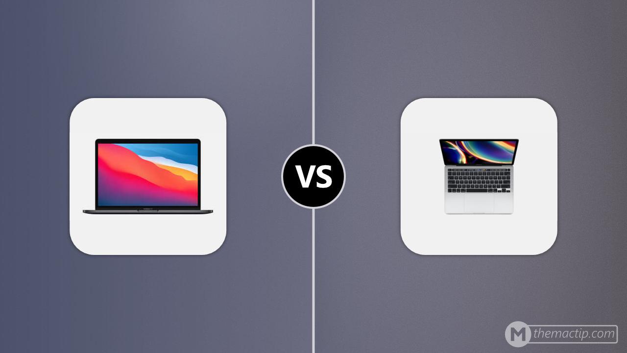 M1 MacBook Pro 13” vs. 2020 MacBook Pro 13 (2TB3)