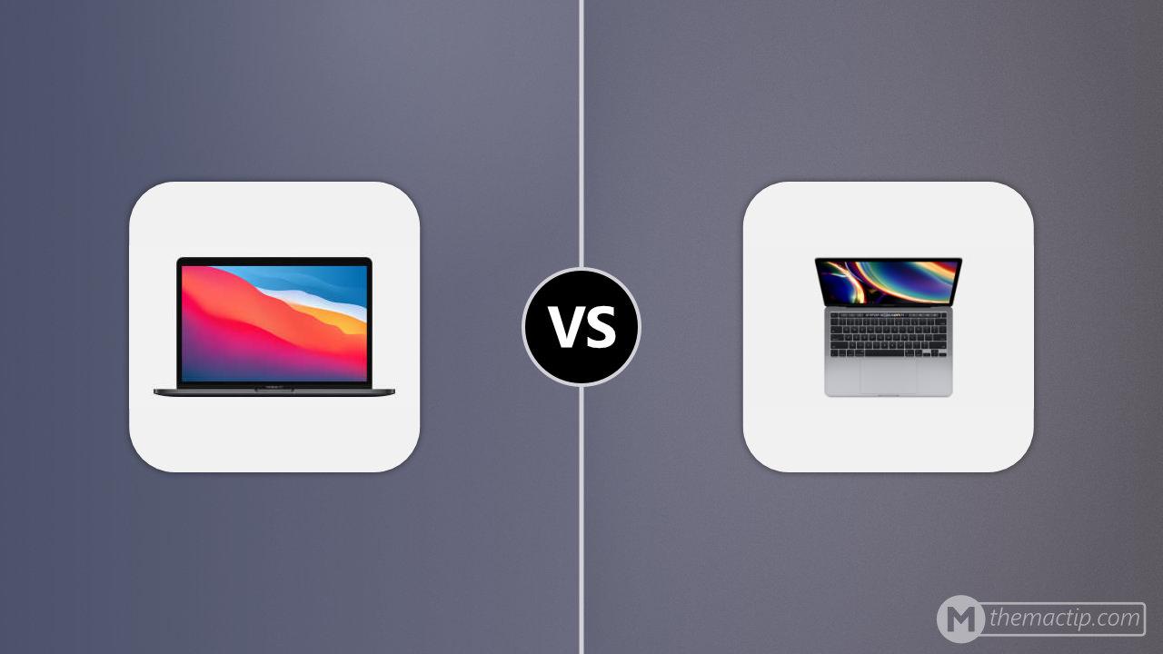 M1 MacBook Pro 13” vs. 2020 MacBook Pro 13 (4TB3)