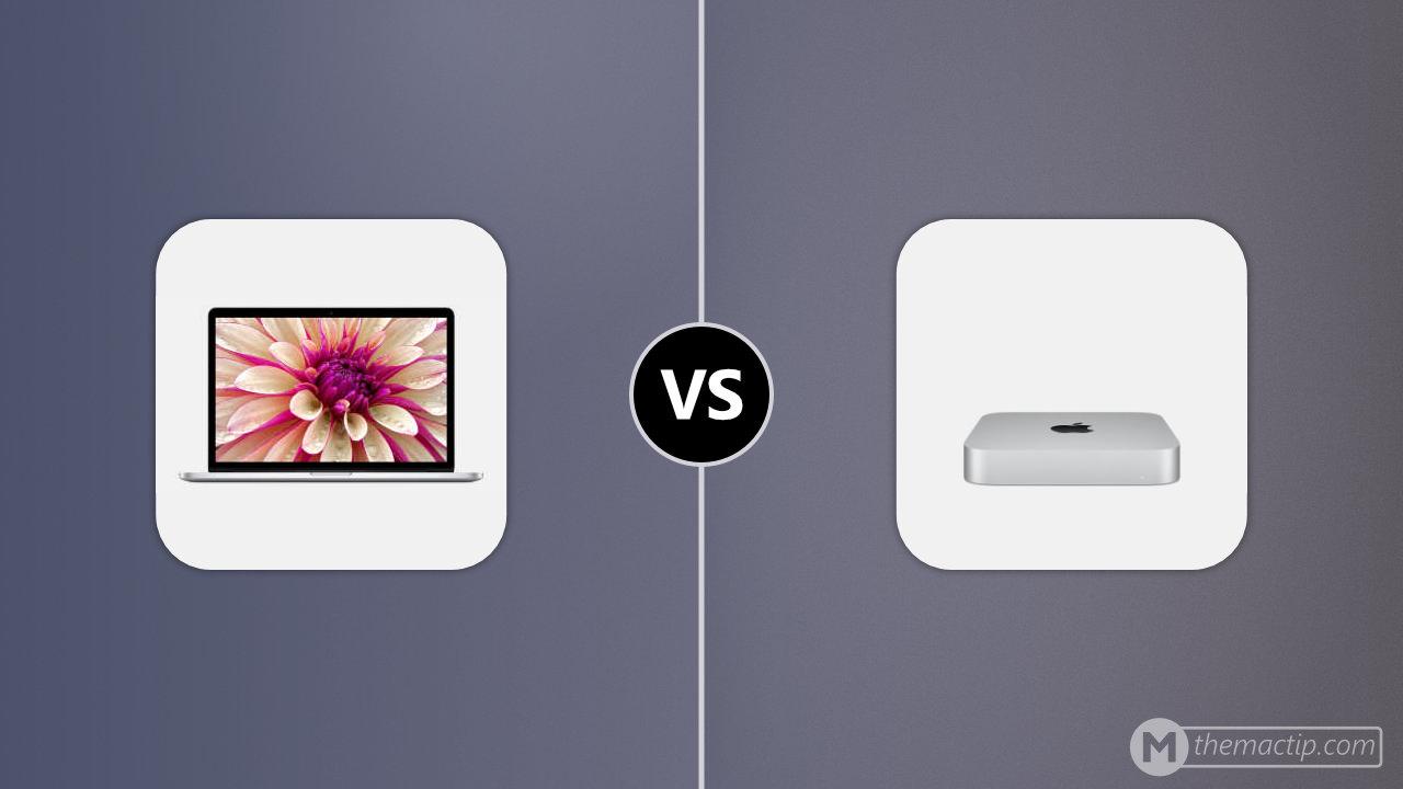 MacBook Pro 15” Retina (2015) vs. Apple Mac mini (M1, 2020)