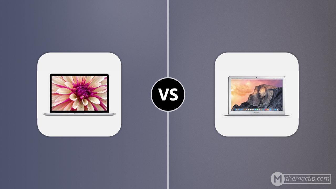 MacBook Pro 15” Retina (2015) vs. MacBook Air 13” 2014
