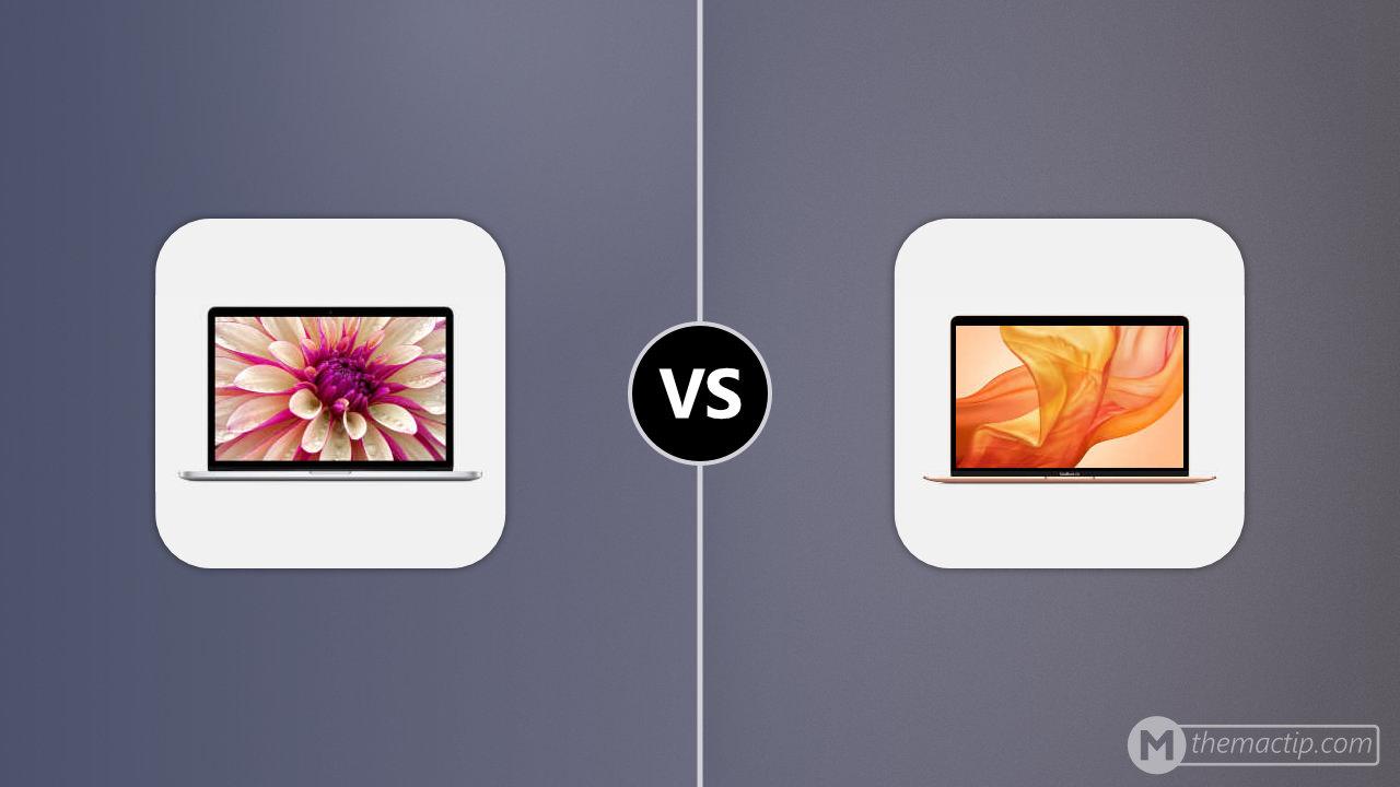 MacBook Pro 15” Retina (2015) vs. MacBook Air 13” 2018