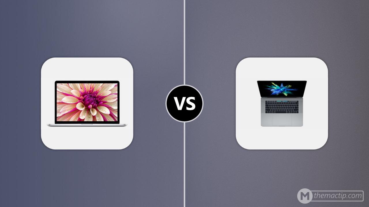 MacBook Pro 15” Retina (2015) vs. MacBook Pro 15” (2016)