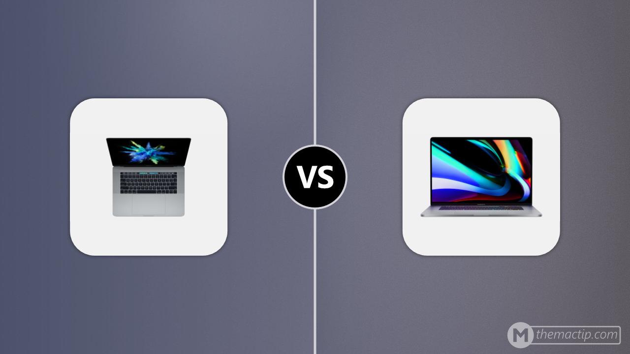 MacBook Pro 15” (2016) vs. 2019 MacBook Pro 16”
