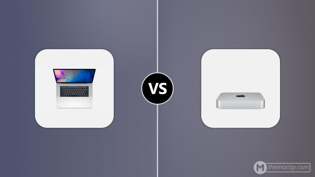 MacBook Pro 15” (2018) vs. M1 Mac mini