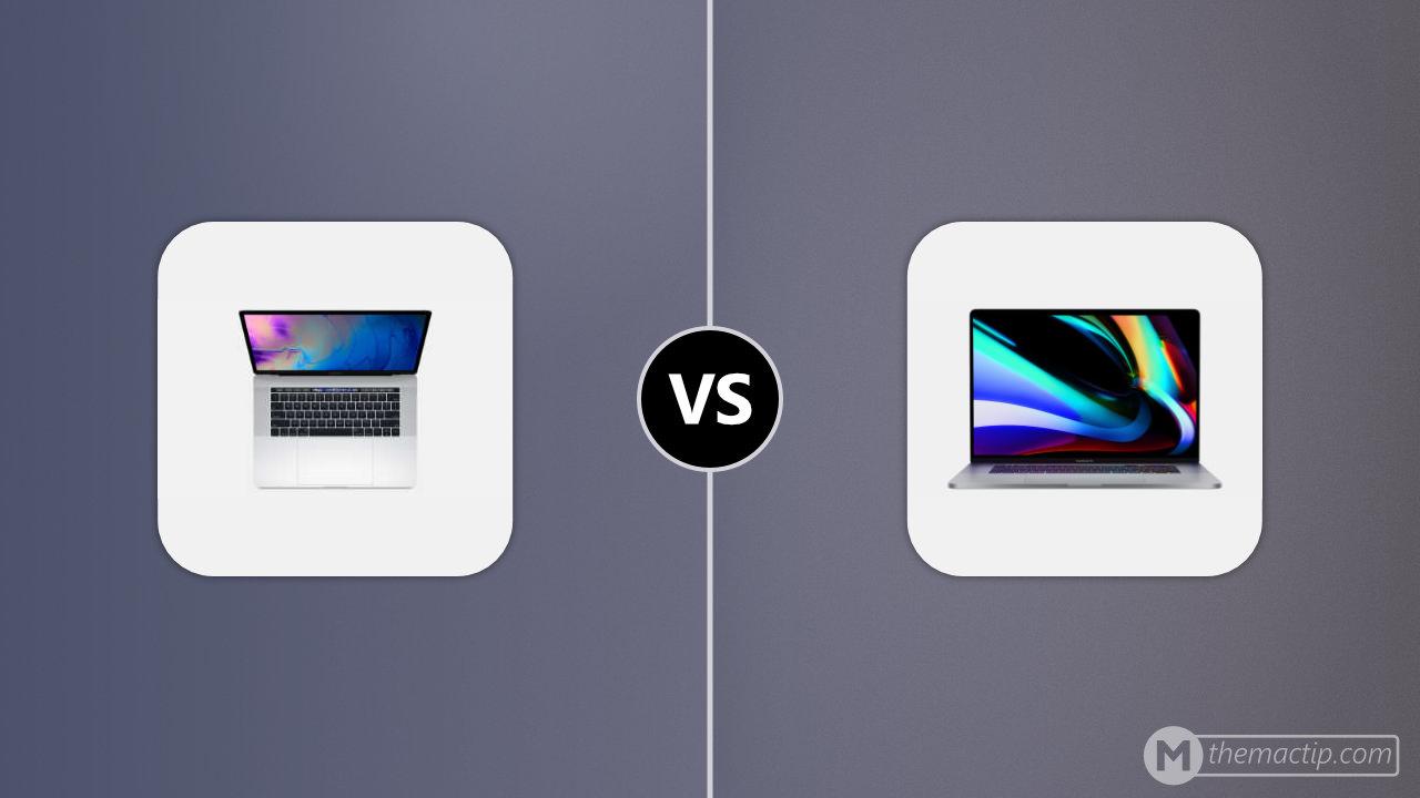 MacBook Pro 15” (2018) vs. 2020 MacBook Pro 16”