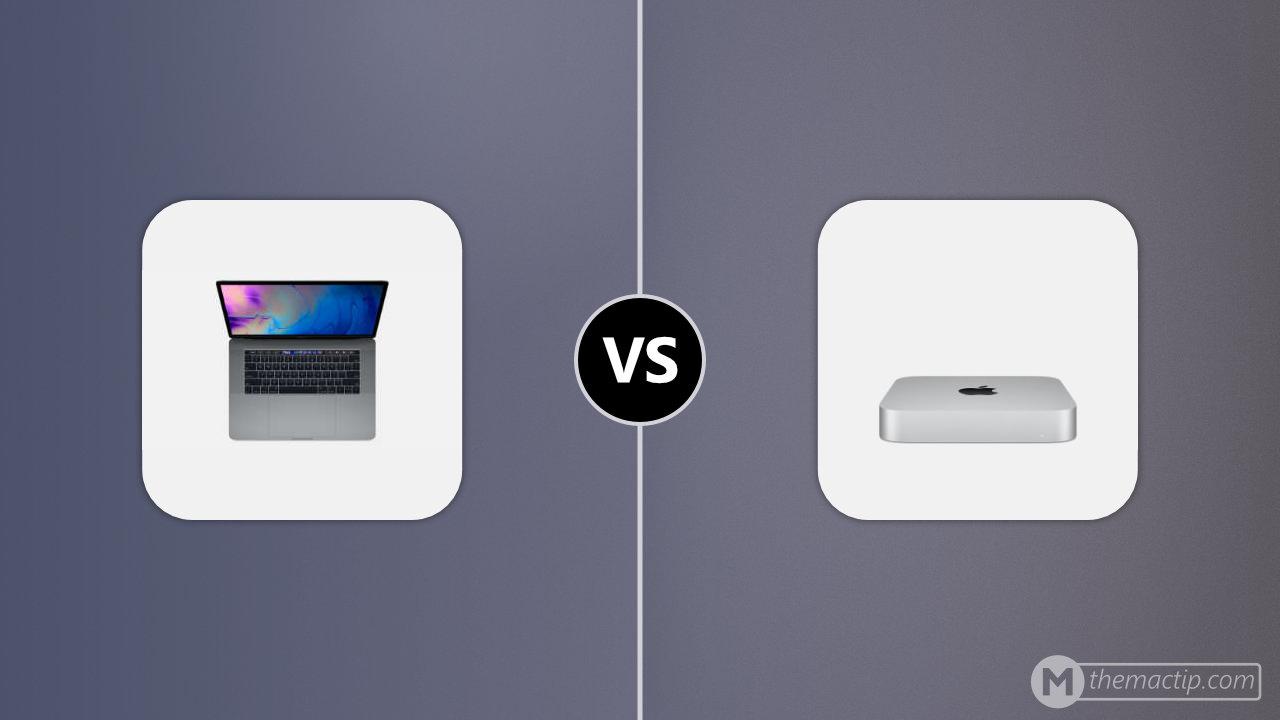 MacBook Pro 15” (2019) vs. M1 Mac mini