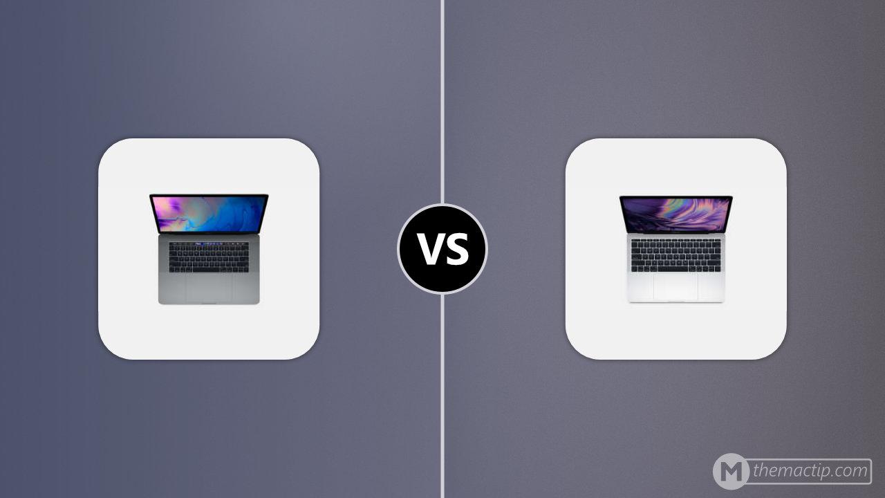 MacBook Pro 15” (2019) vs. 2019 MacBook Pro 13 (2TB3)