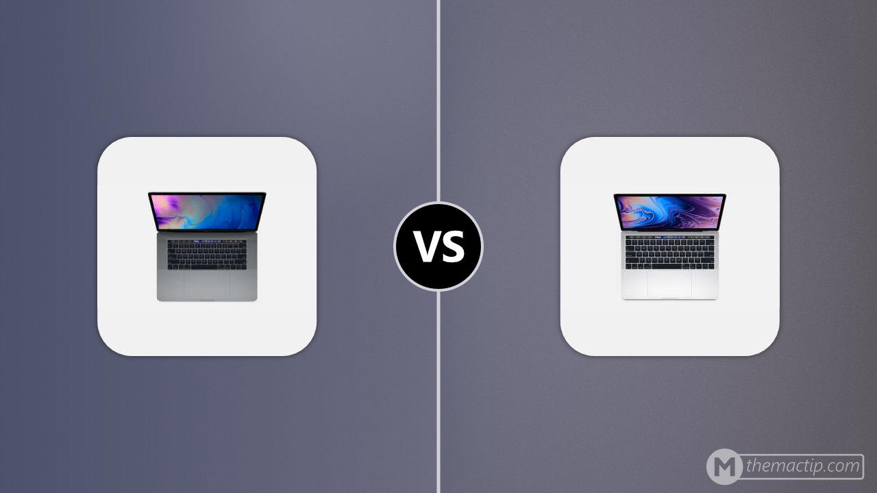 MacBook Pro 15” (2019) vs. 2019 MacBook Pro 13 (4TB3)