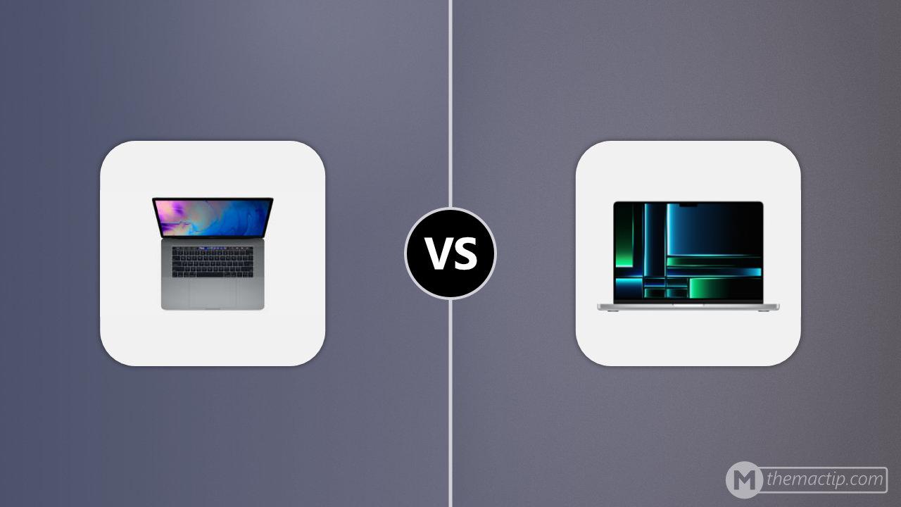 MacBook Pro 15” (2019) vs. M2 MacBook Pro 14”