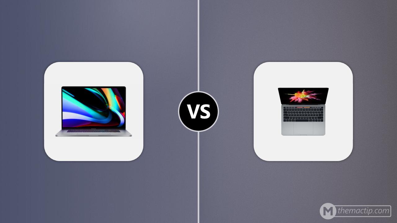 2019 MacBook Pro 16” vs. 2016 MacBook Pro 13 (4TB3)