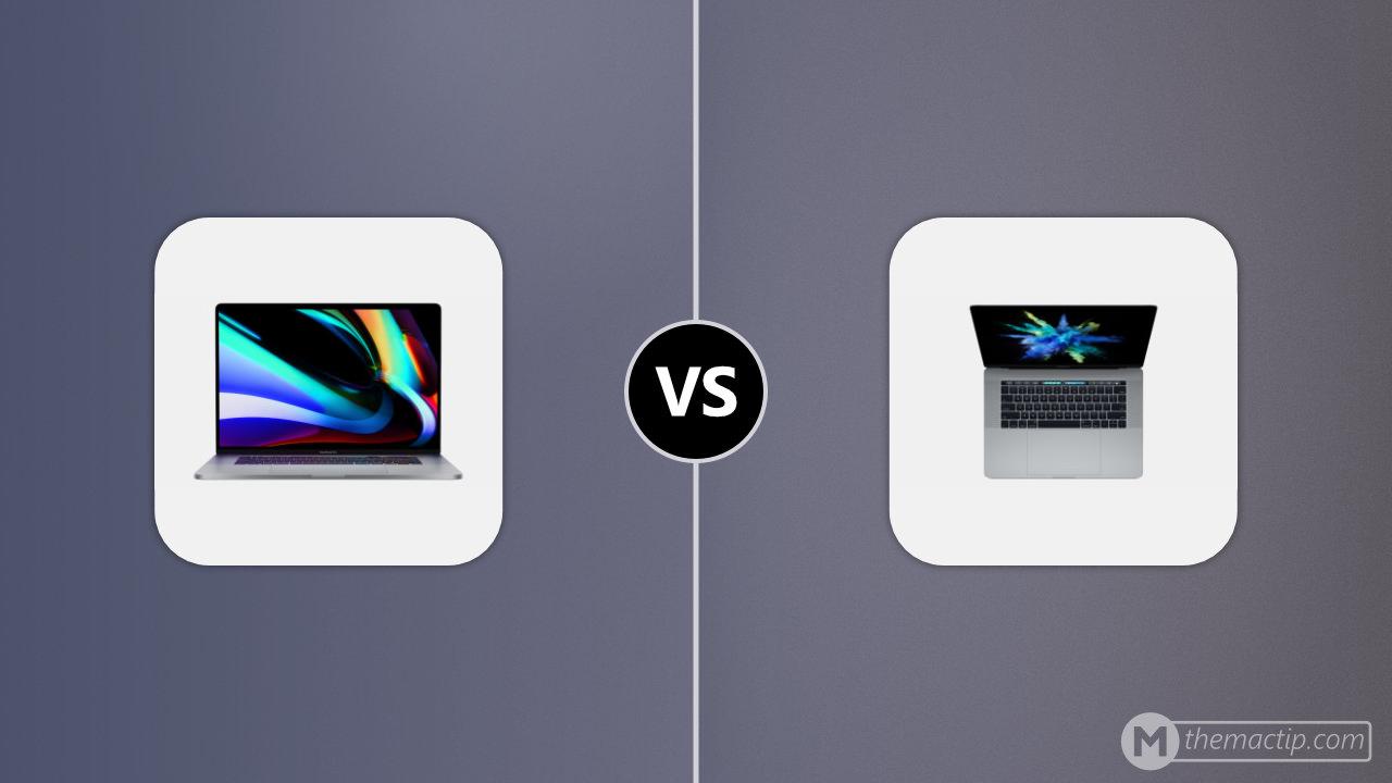 2019 MacBook Pro 16” vs. MacBook Pro 15” (2016)